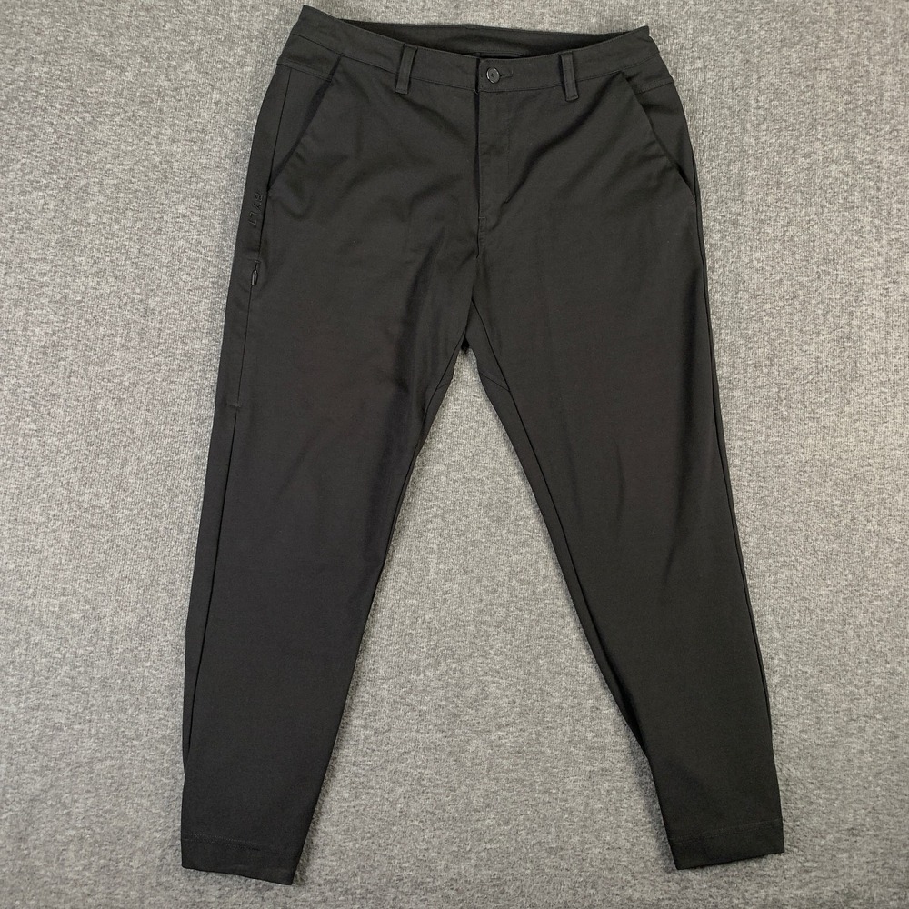 BYLT Everyday Joggers Men 36x28 Black Performance Stretch Athleisure